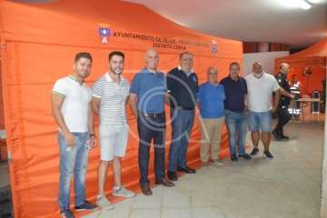 Espectáculo pirotécnico de Melenara (Foto Francisco Javier Santana y TA)